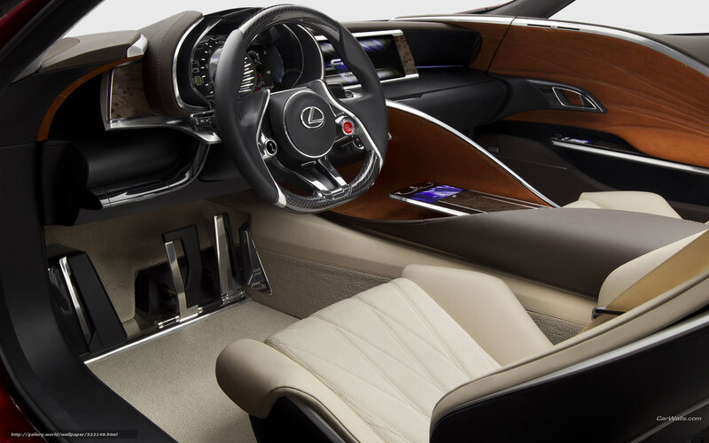 Lexus Concept Car Interior — Black