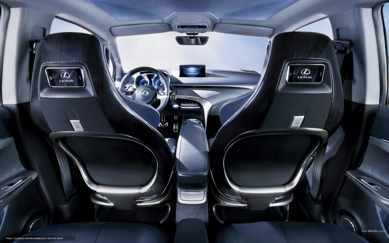 Lexus concept car interior