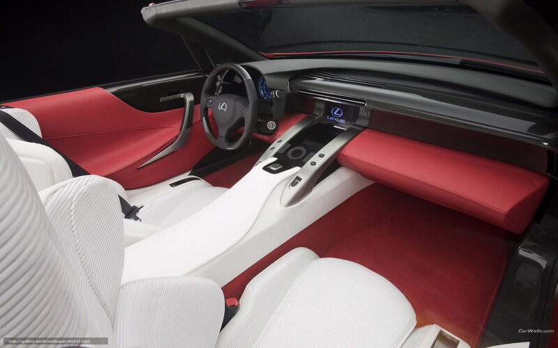 Lexus Concept Car Interior — White