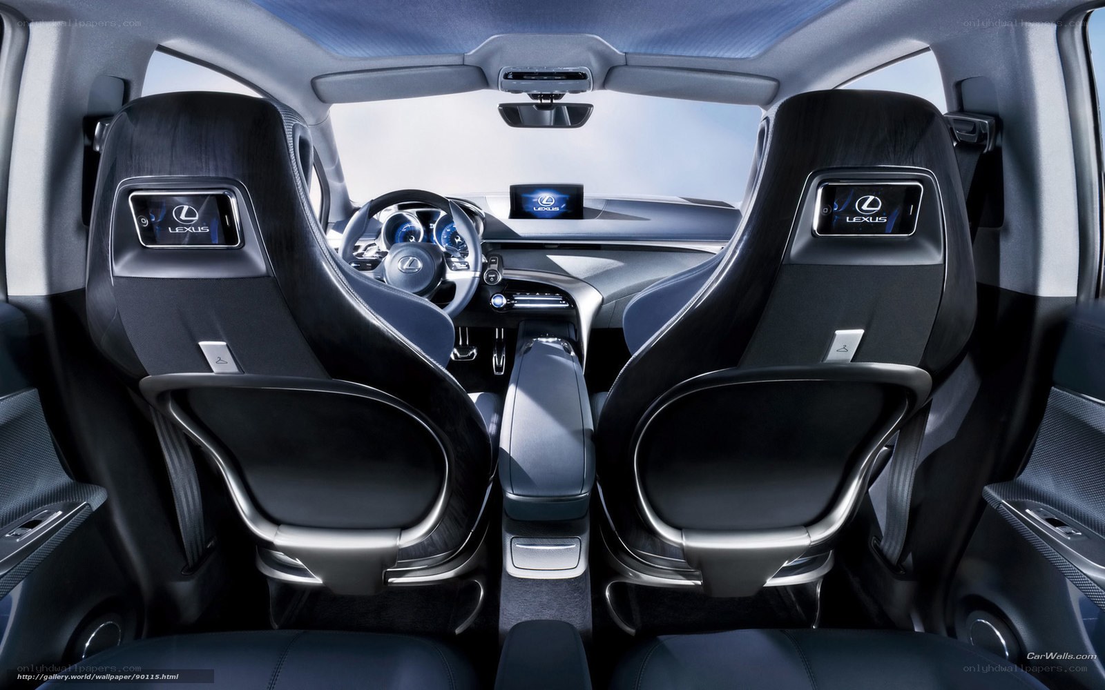 Lexus concept car interior