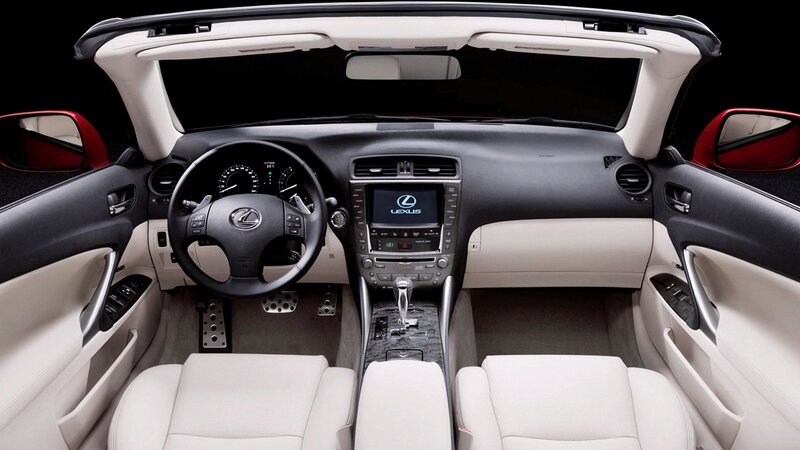 Lexus convertible interior