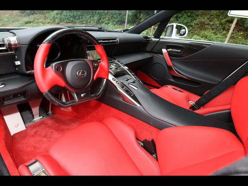 Lexus F sports interior