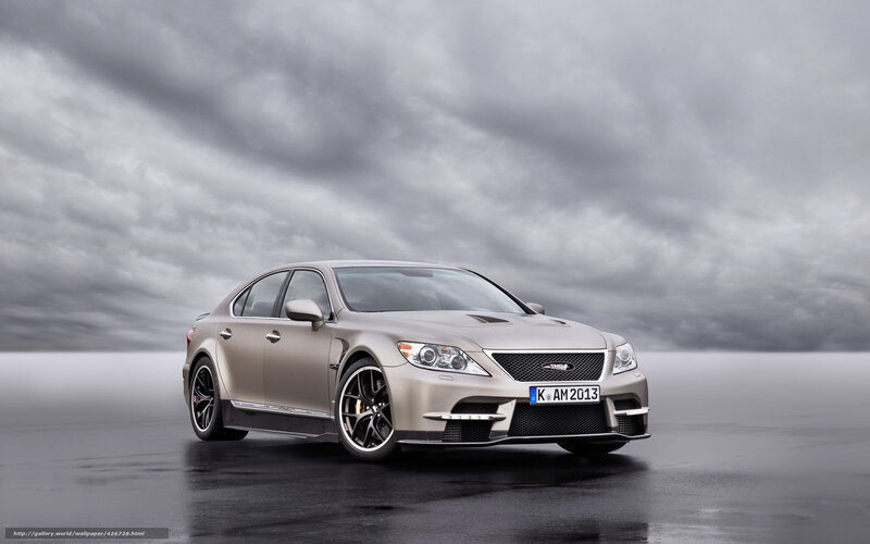 Lexus GS F sedan on wet road