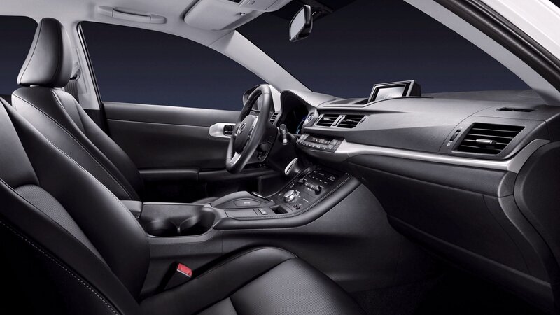 Lexus interior dashboard view