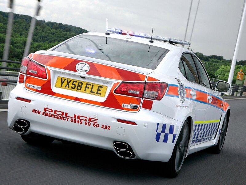Lexus IS-F police car