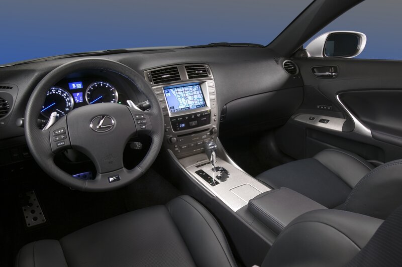 Lexus IS interior dashboard