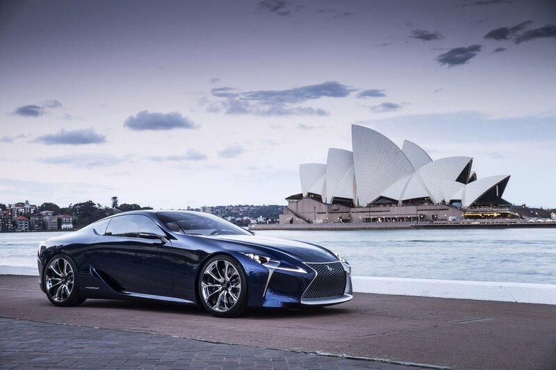 Lexus LC 500h by Sydney Opera House