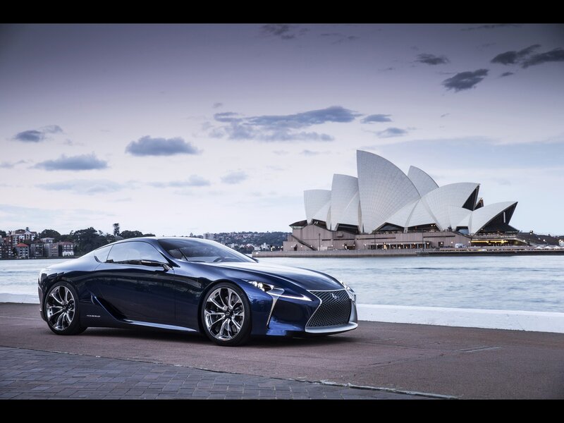 Lexus LC 500h by Sydney Opera House