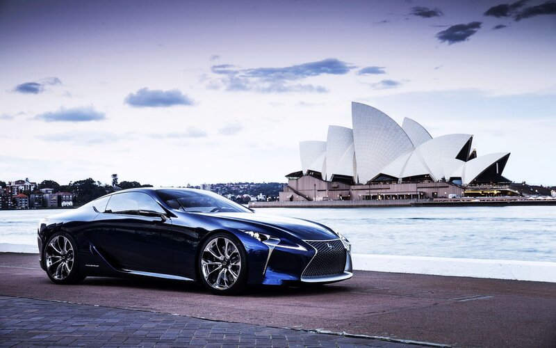 Lexus LC 500h by Sydney Opera House
