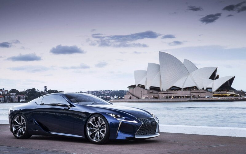 Lexus LC 500h by Sydney Opera House