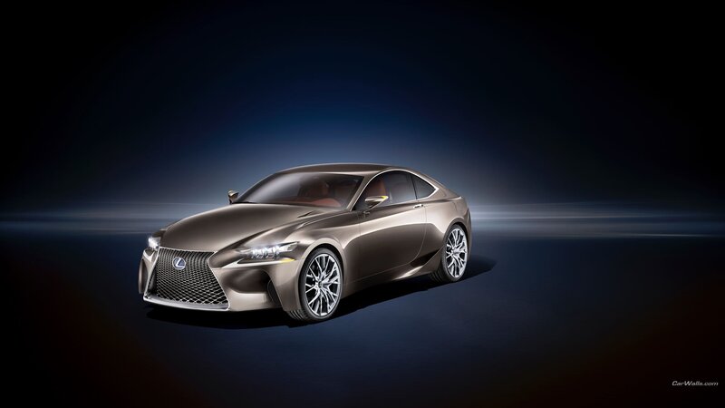 Lexus LC Concept Car — Brown