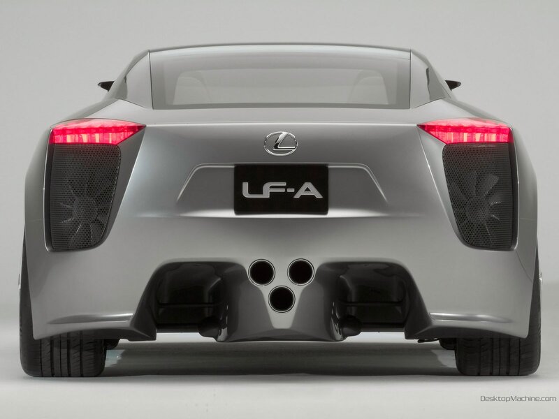 Lexus LF-A rear view