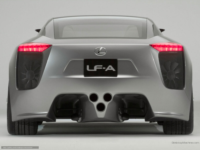 Lexus LF-A rear view