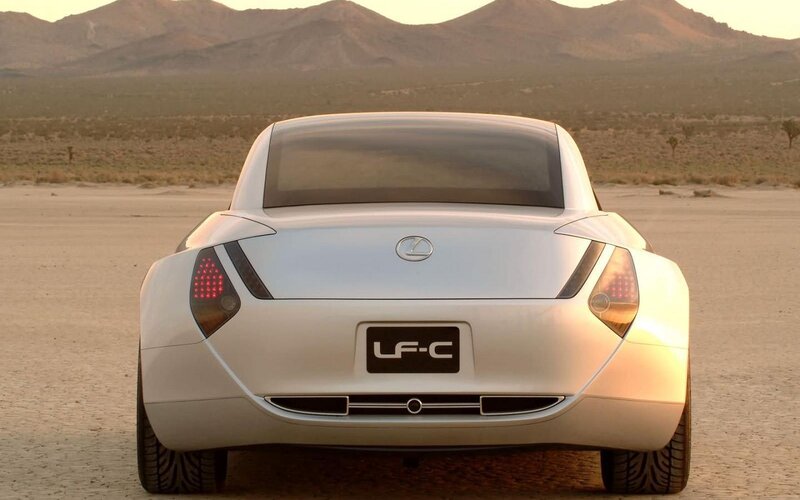 Lexus LF-C Concept Car — Silver