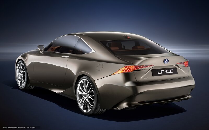 Lexus LF-CC Concept Car — Gray, Dramatic