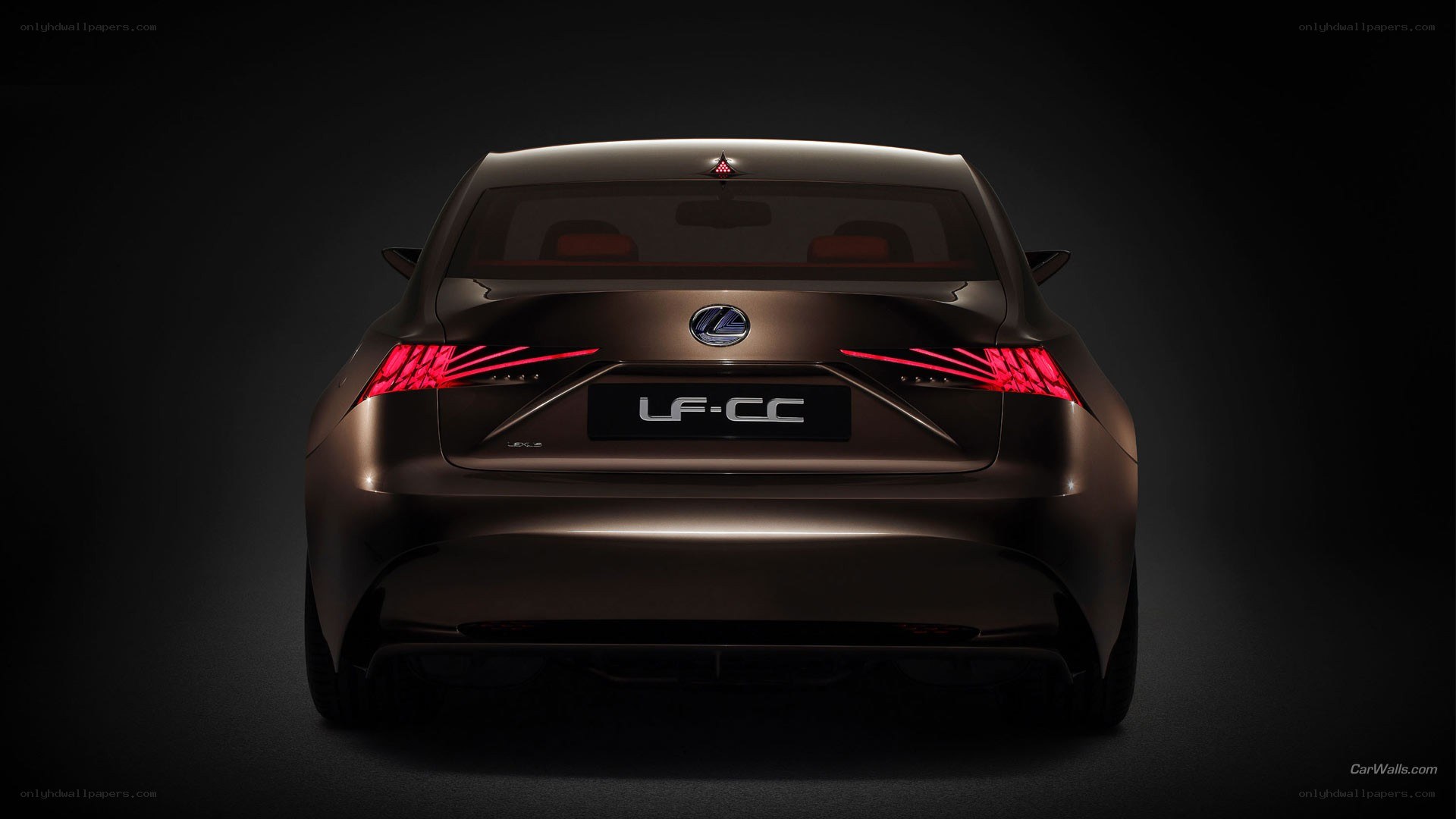 Lexus LF-CC concept rear view