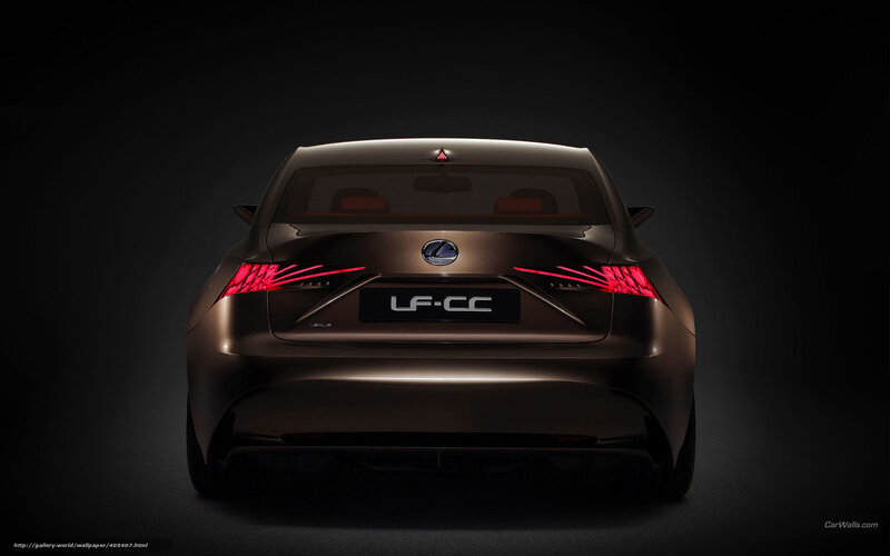 Lexus LF-CC concept rear view