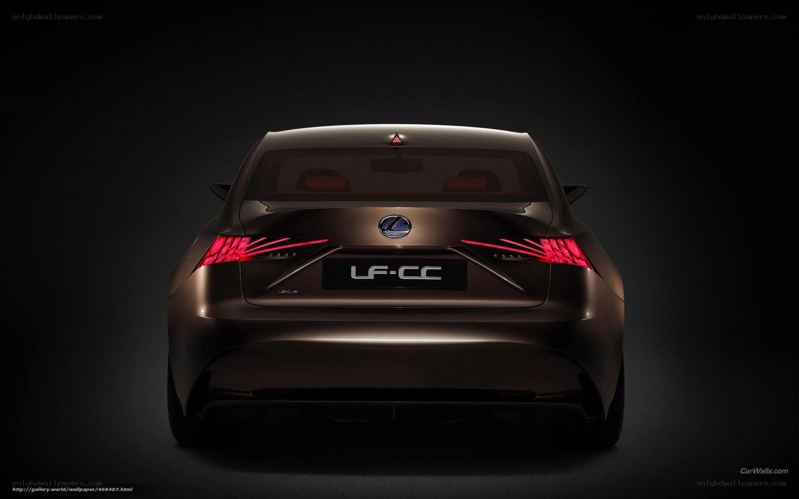 Lexus LF-CC concept rear view