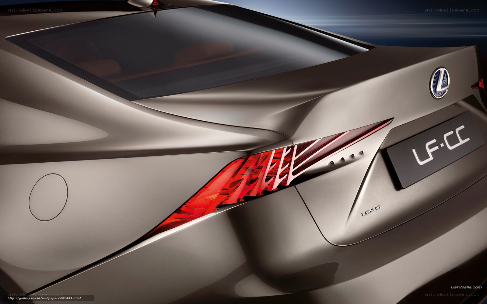 Lexus LF-CC rear view
