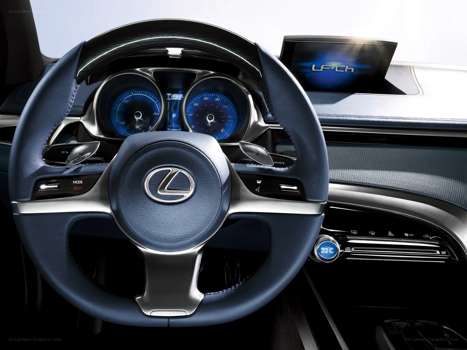 Lexus LF-Ch interior dashboard