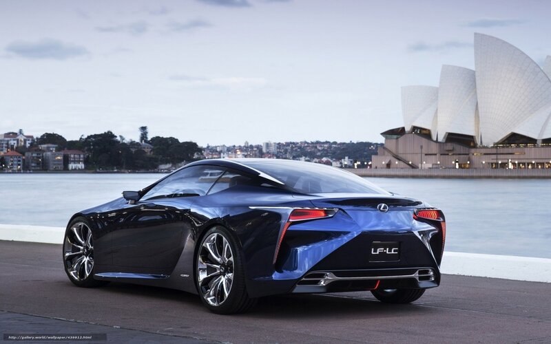 Lexus LF-LC Concept Car — Blue, Dramatic