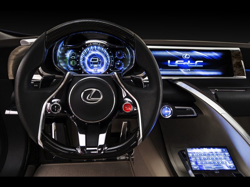 Lexus LF-LC concept interior