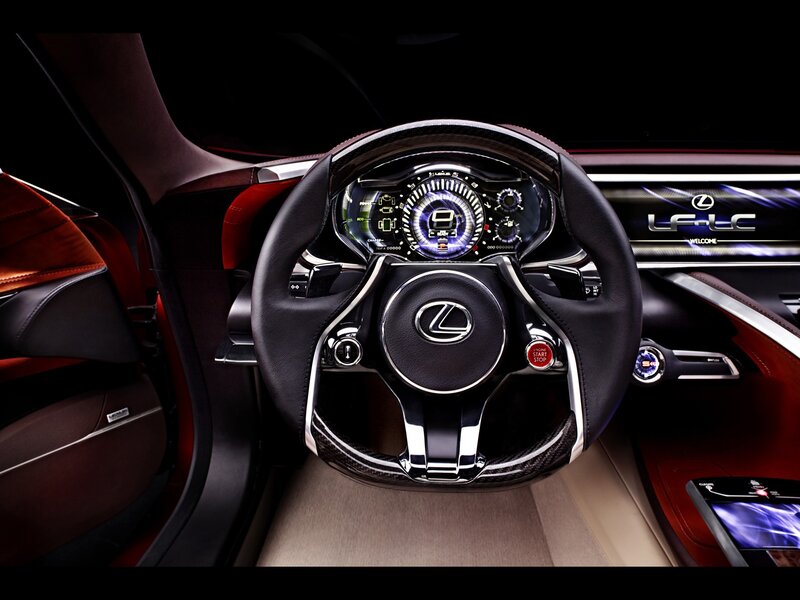 Lexus LF-LC interior cockpit