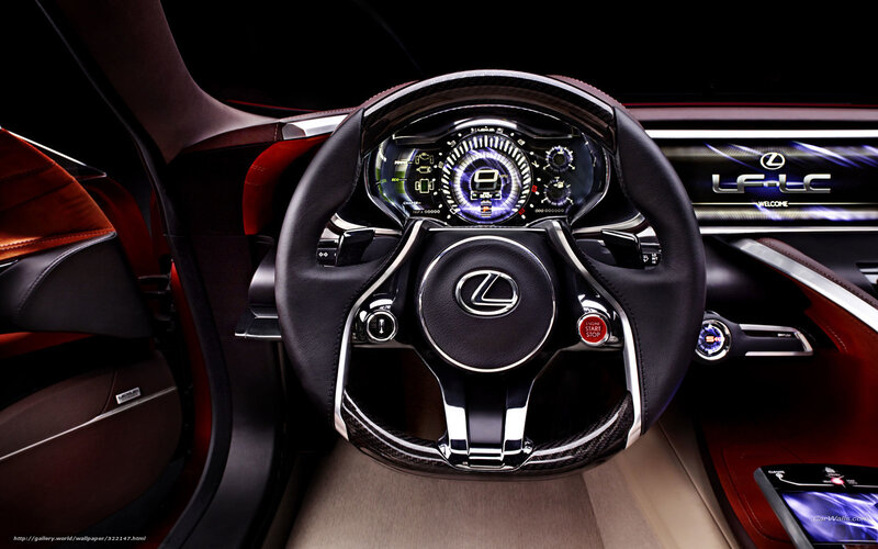 Lexus LF-LC interior dashboard