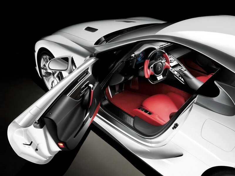 Lexus LFA interior view