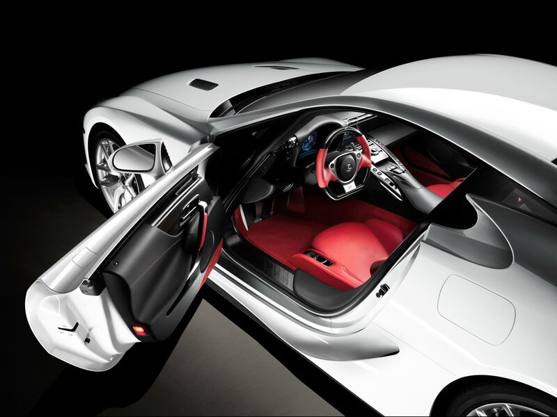 Lexus LFA interior view