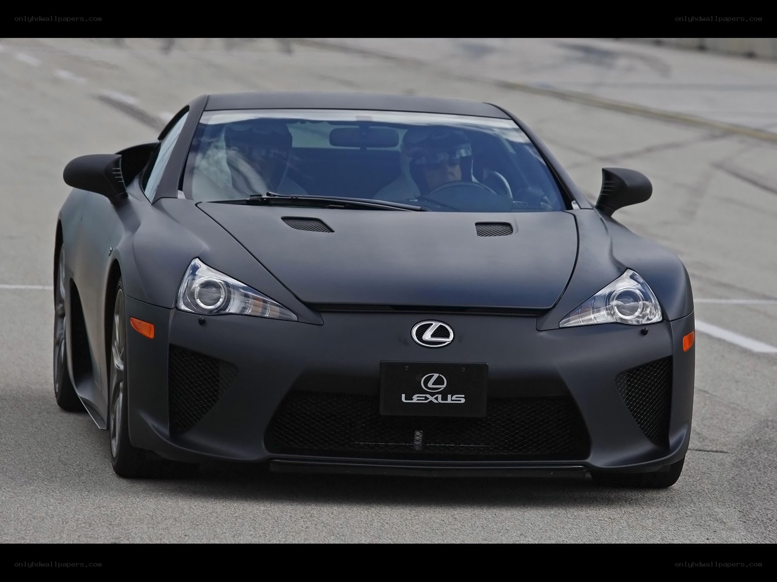 Lexus LFA on a racetrack