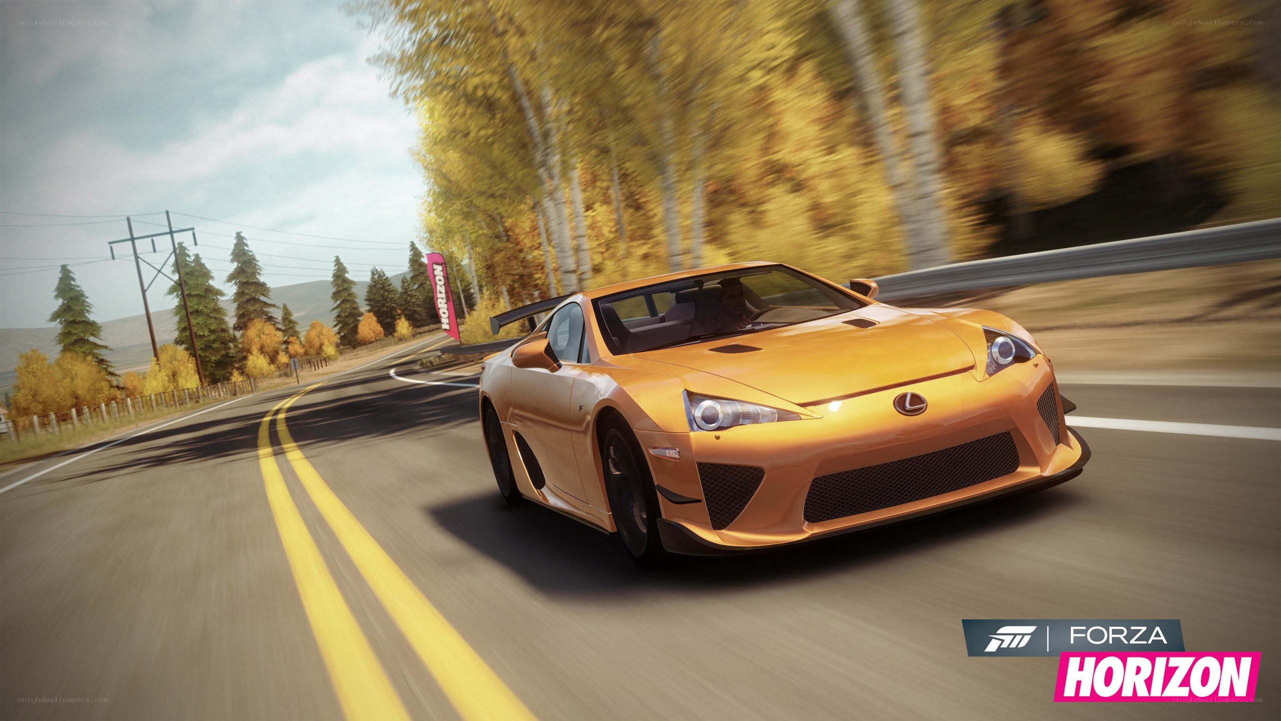 Lexus LFA on a winding road