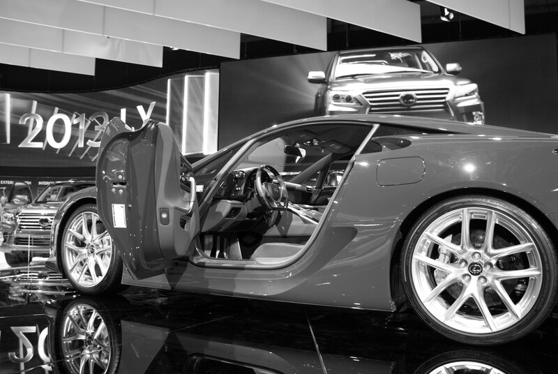 Lexus LFA Sports Car — Black