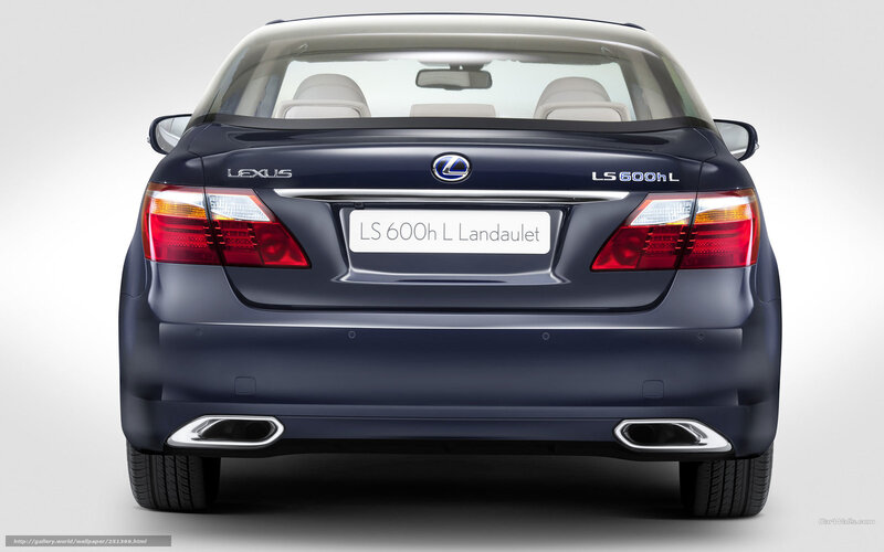 Lexus LS 600h L rear view