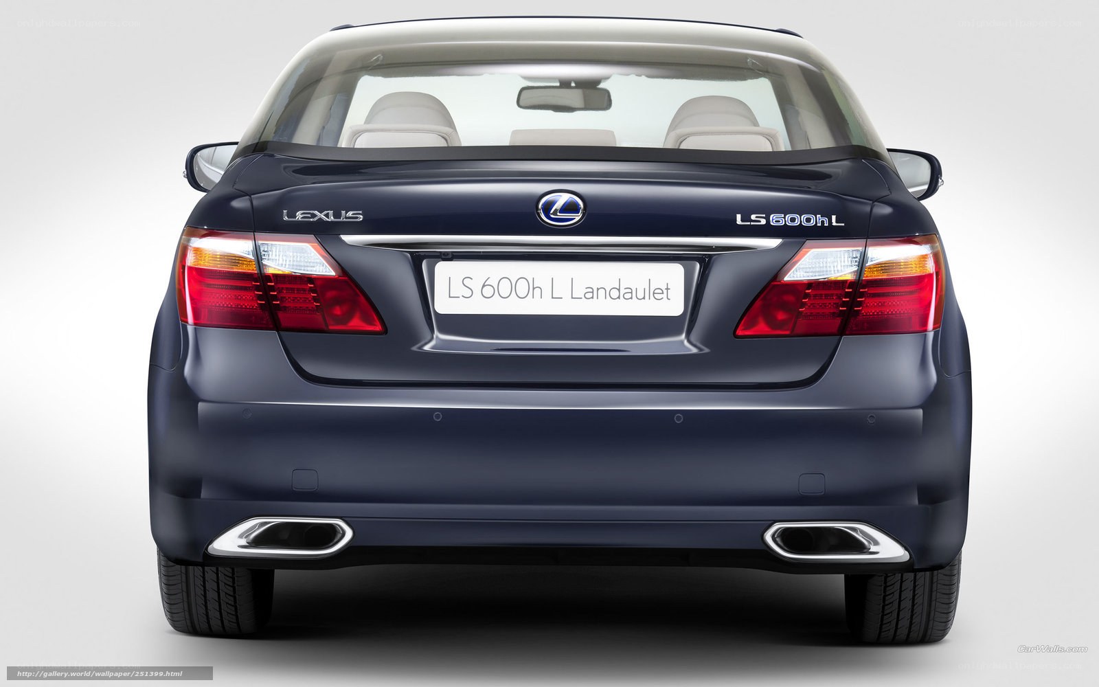 Lexus LS 600h L rear view