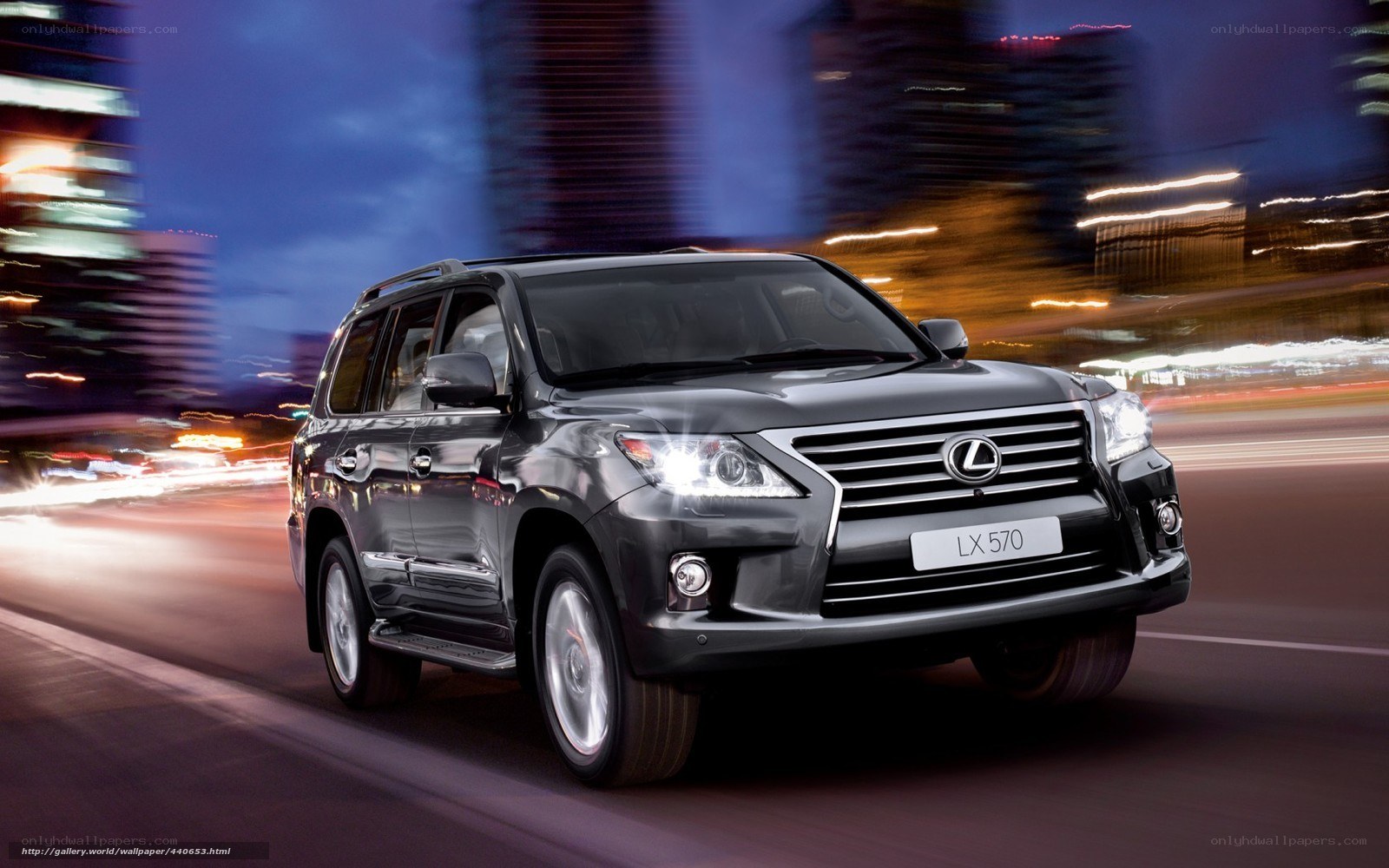 Lexus LX 570 in city