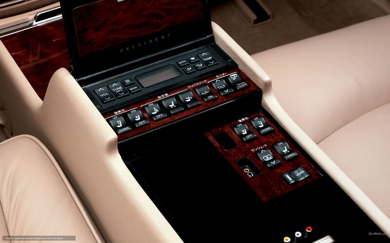 Lexus President interior controls
