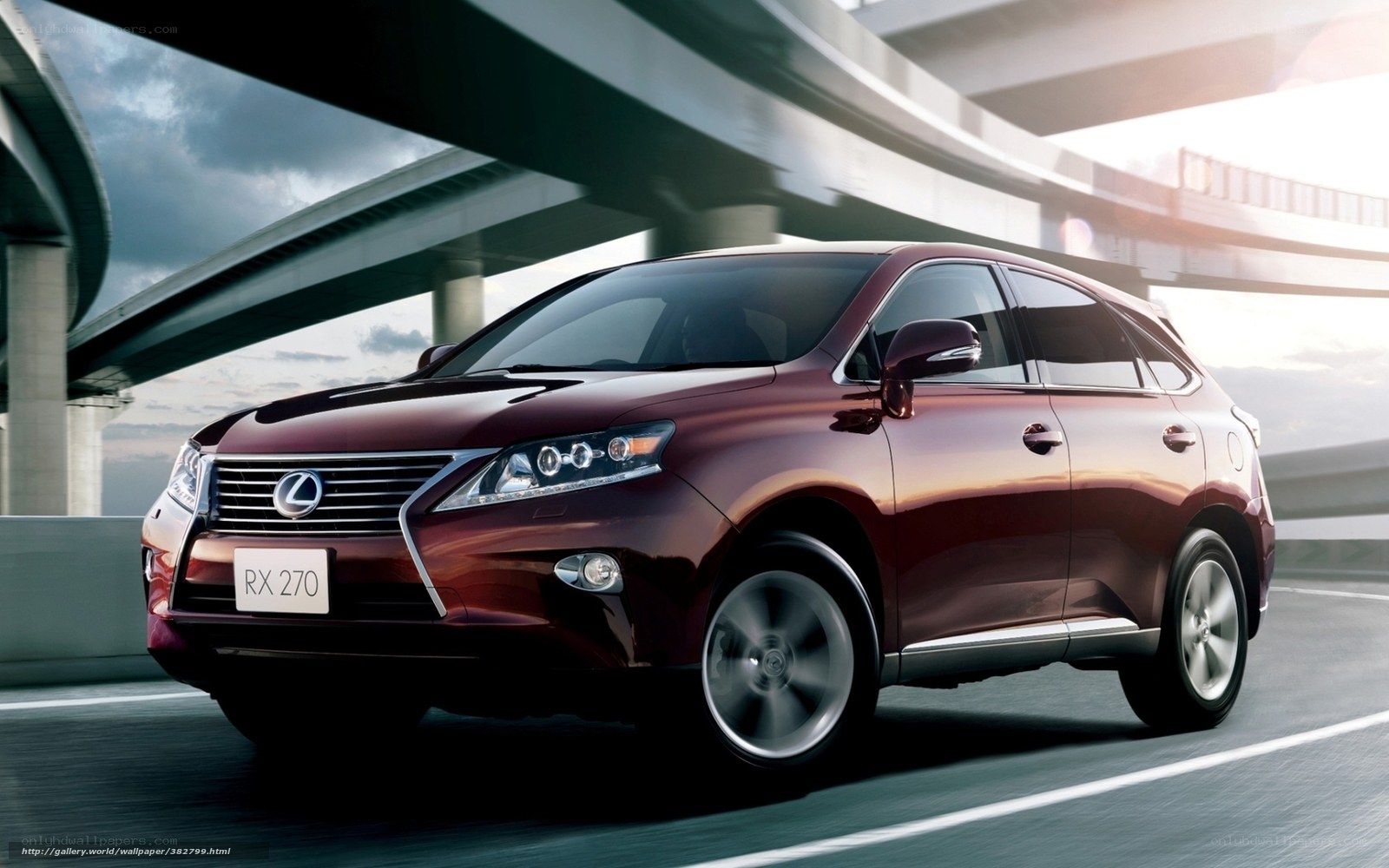Lexus RX 270 on a highway