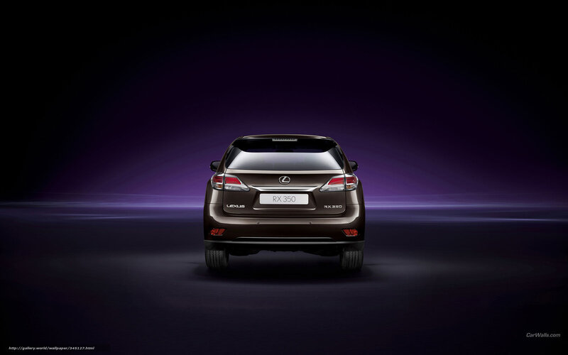 Lexus RX 350 SUV — Purple, Dramatic