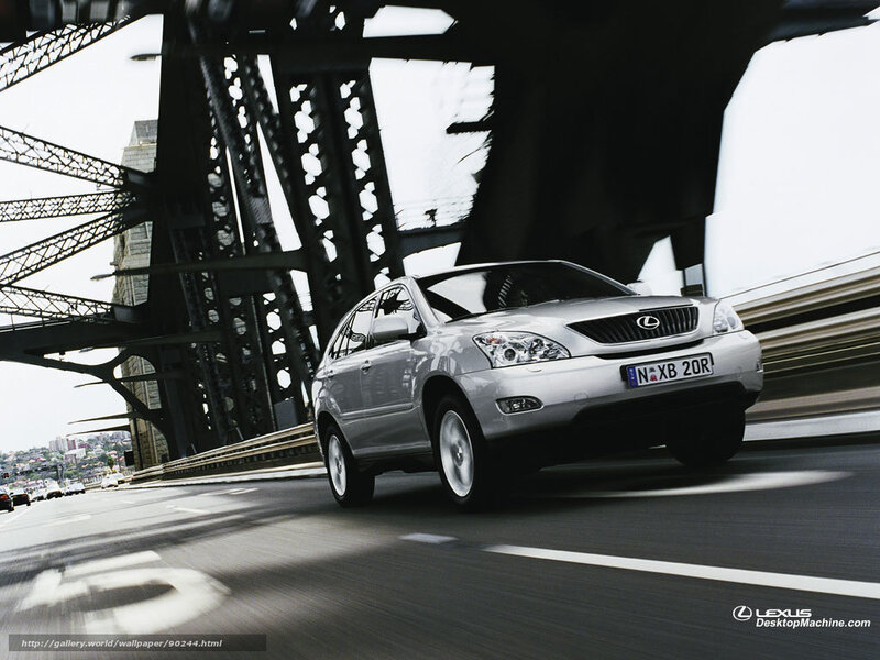 Lexus RX on a bridge