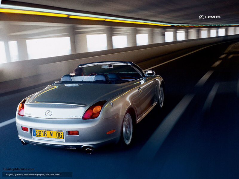 Lexus SC 430 convertible driving
