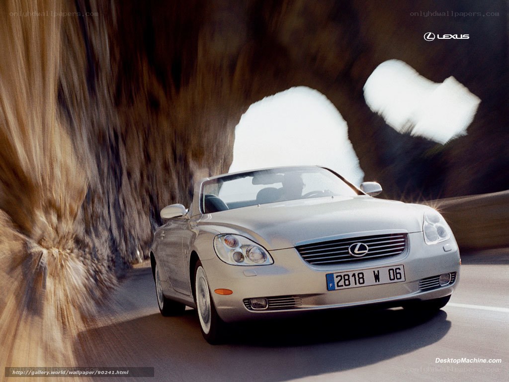 Lexus SC 430 in motion