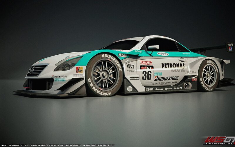 Lexus SC430 Race Car — White