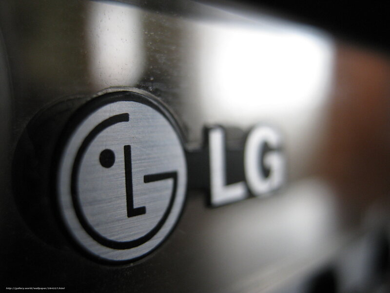 LG logo on appliance