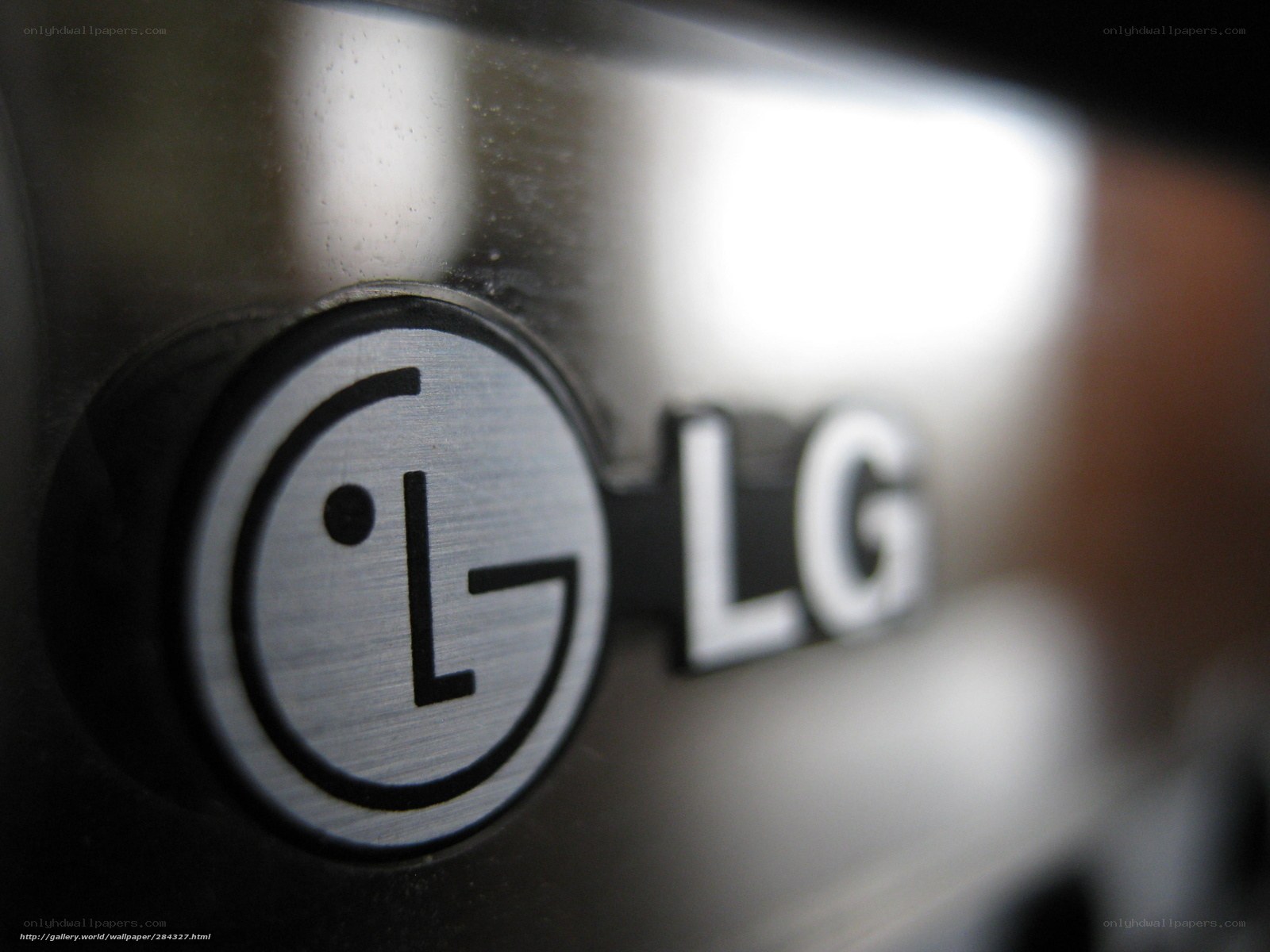 LG logo on appliance
