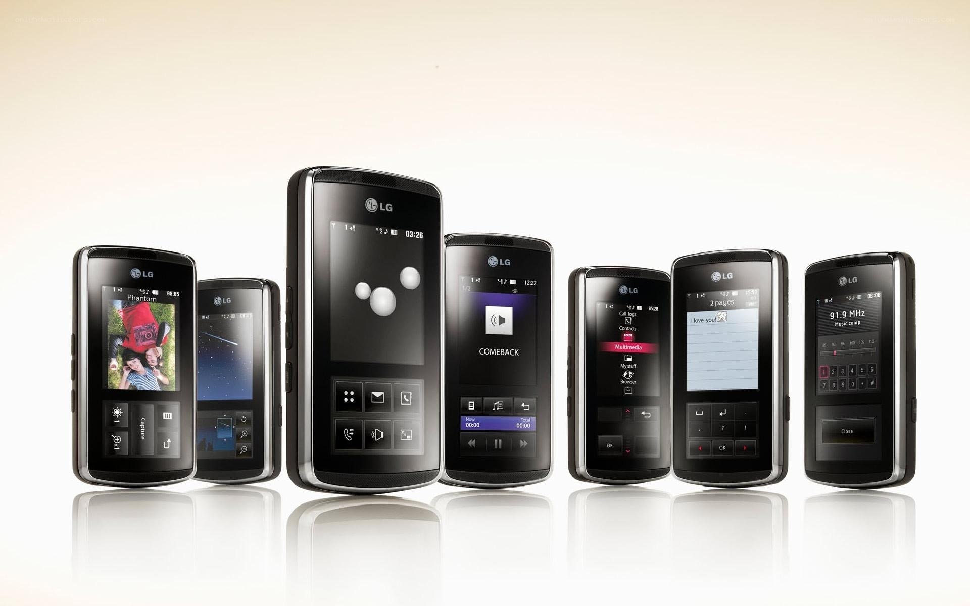LG mobile phone lineup
