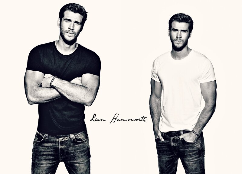 Liam Hemsworth in Two Poses