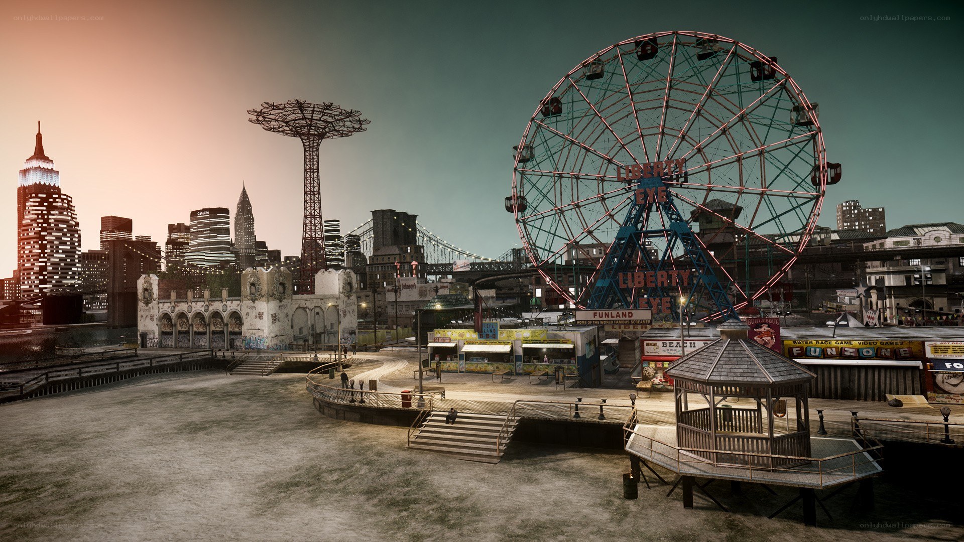 Liberty Eye amusement park