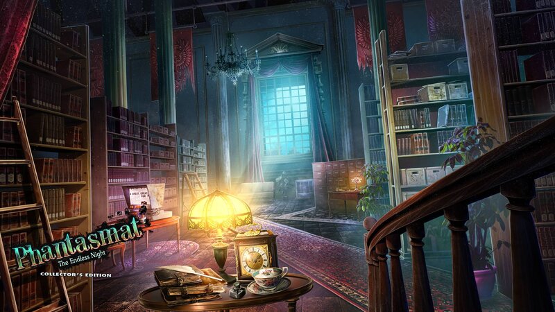 Library Interior Scene