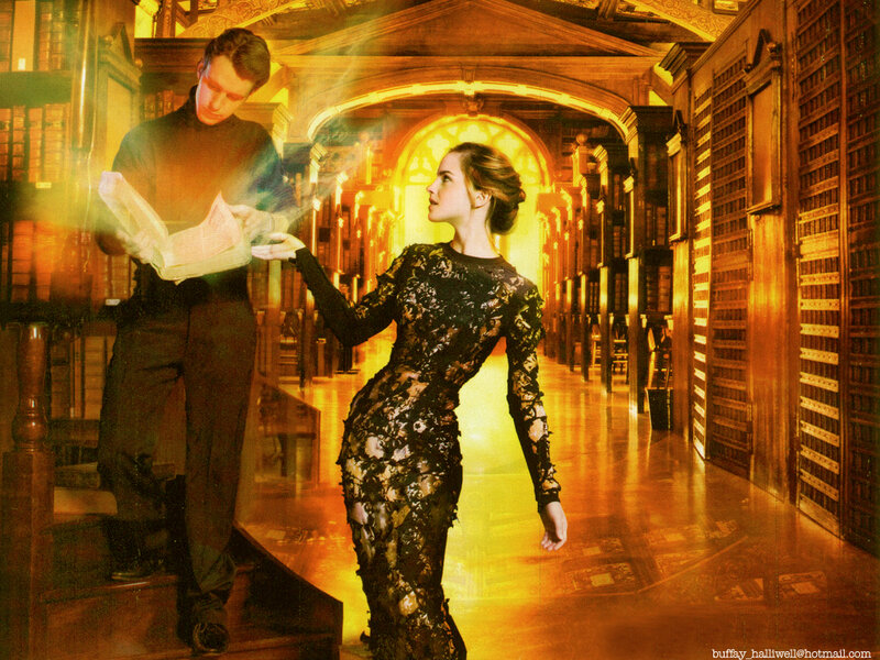 library magic scene